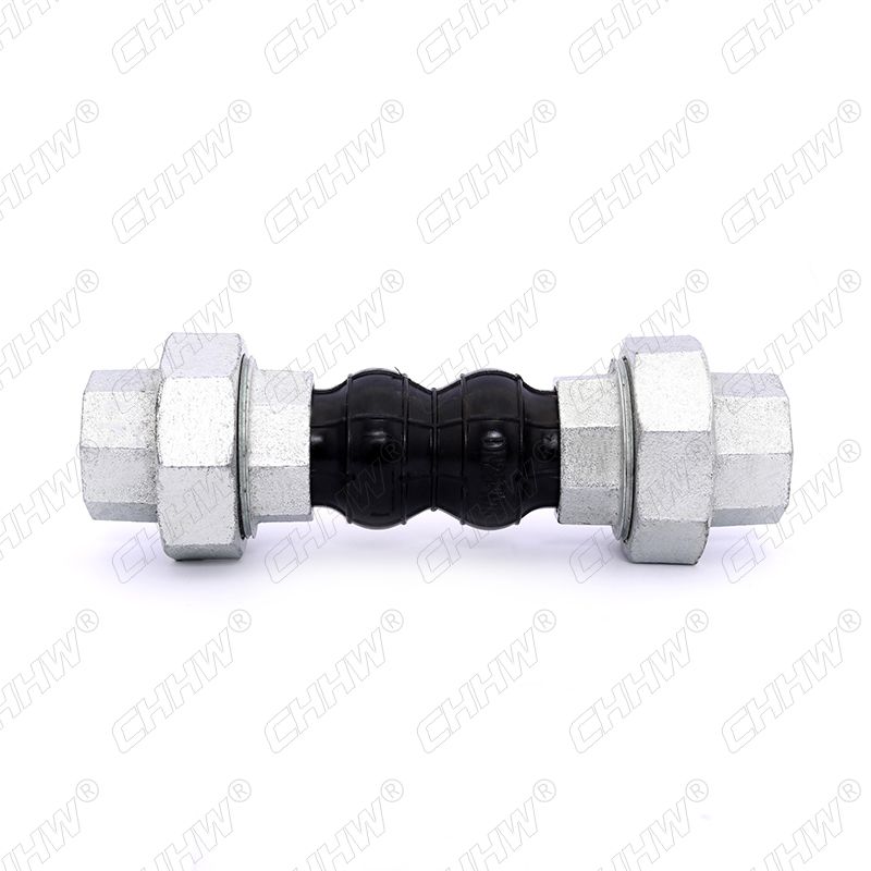 DN40絲扣連接橡膠軟接頭(經(jīng)緯線橡膠接頭)