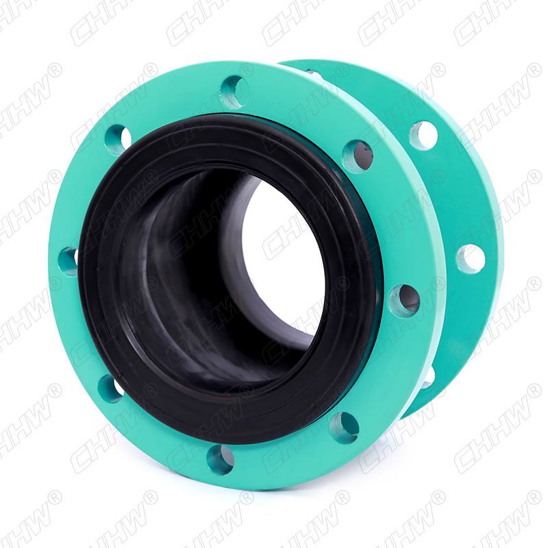 DN125可曲撓單球體橡膠軟接頭(經(jīng)緯線橡膠接頭)